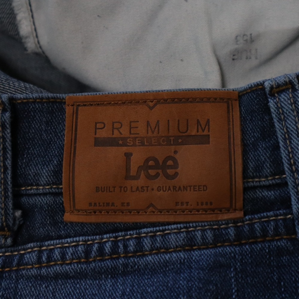 Lee Jeans Mens 42x32‎ Dylan Regular Straight Leg 5-Pocket Premium Denim Blue NWT - Picture 7 of 9
